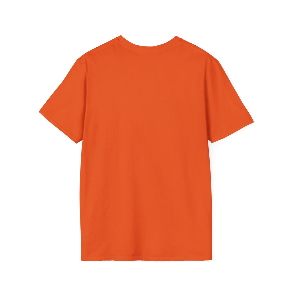 Fall Graphic T‑Shirt – Orange "fall" Script with Autumn Word Cloud