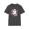 Cute Floral Ghost T-Shirt — Halloween Spooky Cute Tee