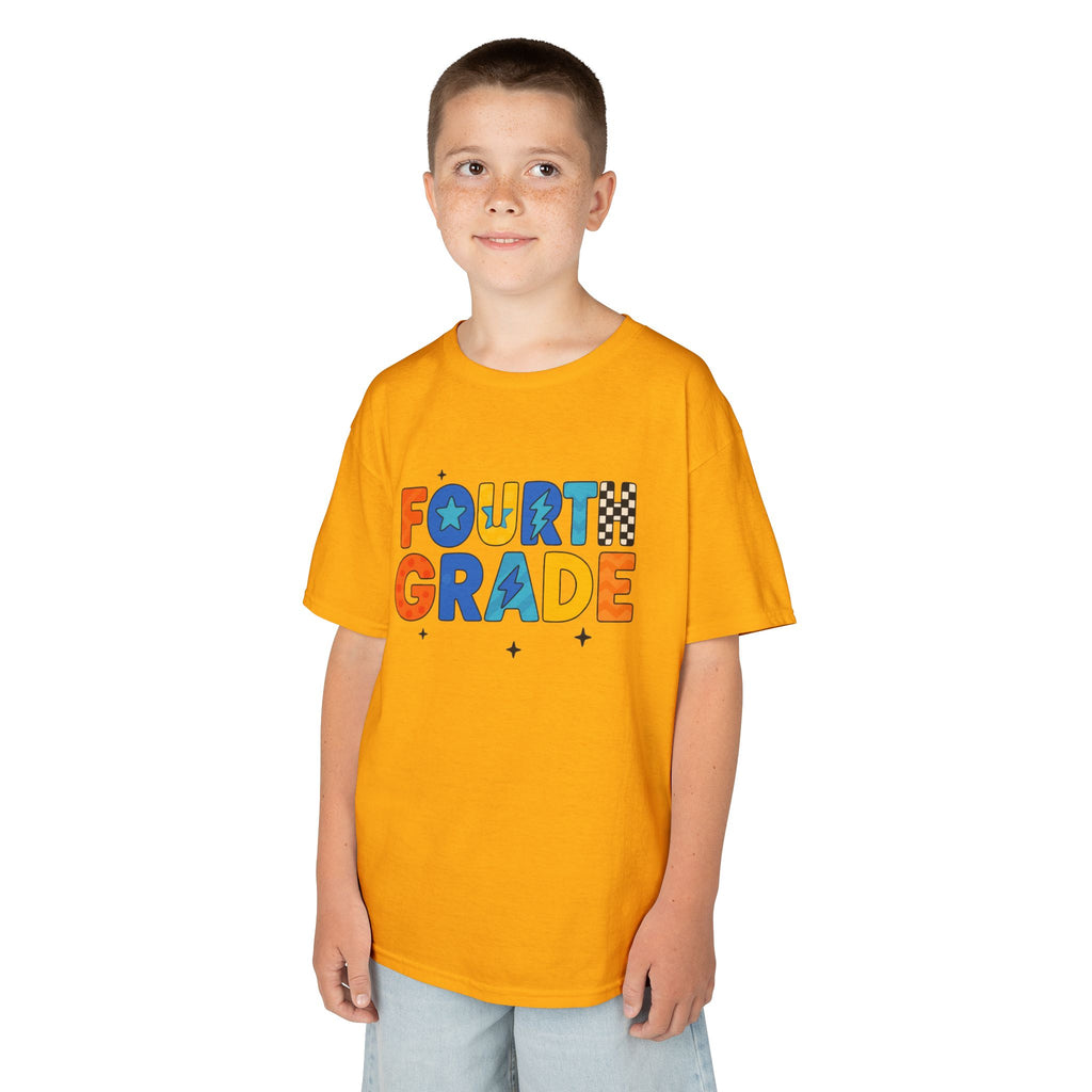 Fourth Grade Kids T-Shirt — Colorful Back-to-School Tee