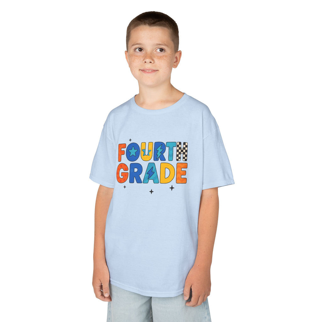 Fourth Grade Kids T-Shirt — Colorful Back-to-School Tee
