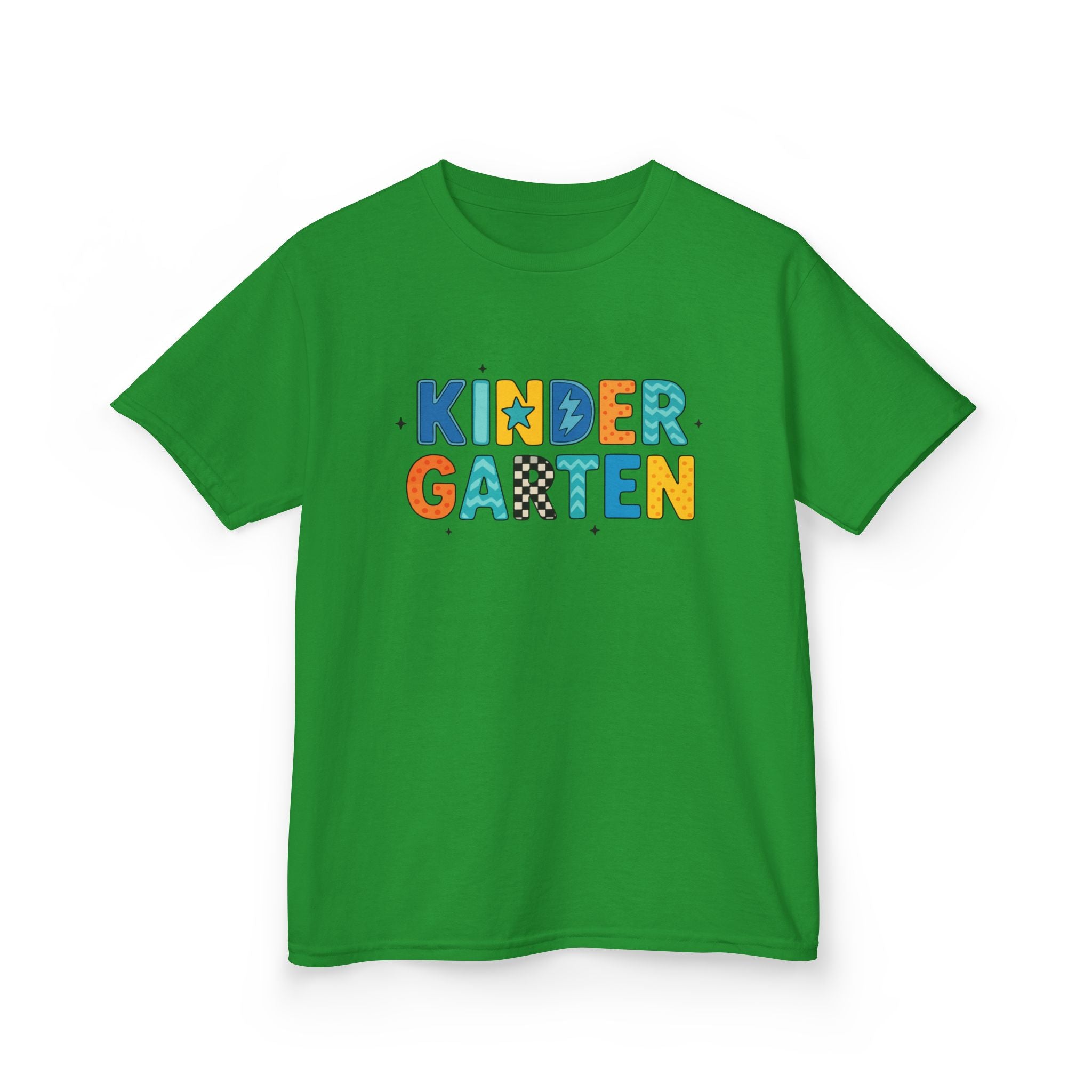 Kindergarten Kids T‑Shirt — Colorful Playful Back-to-School Tee