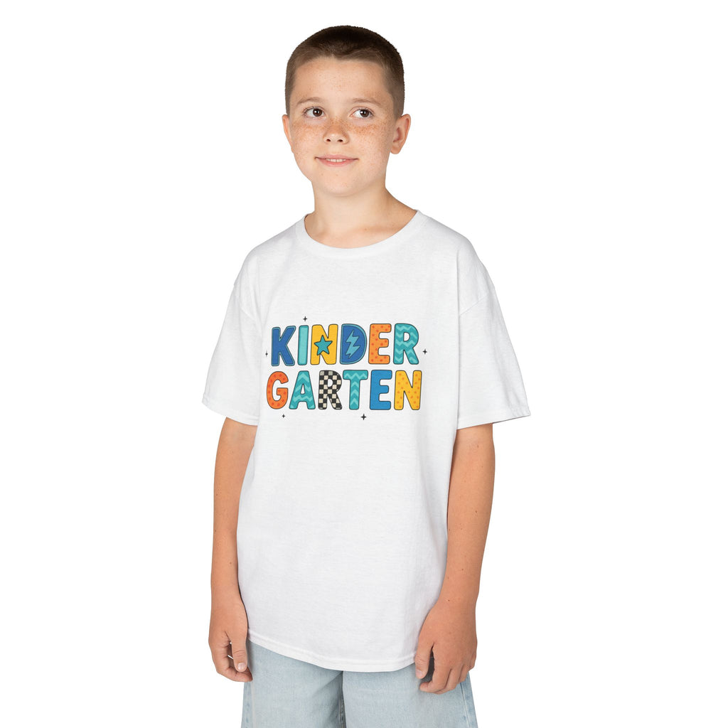 Kindergarten Kids T‑Shirt — Colorful Playful Back-to-School Tee
