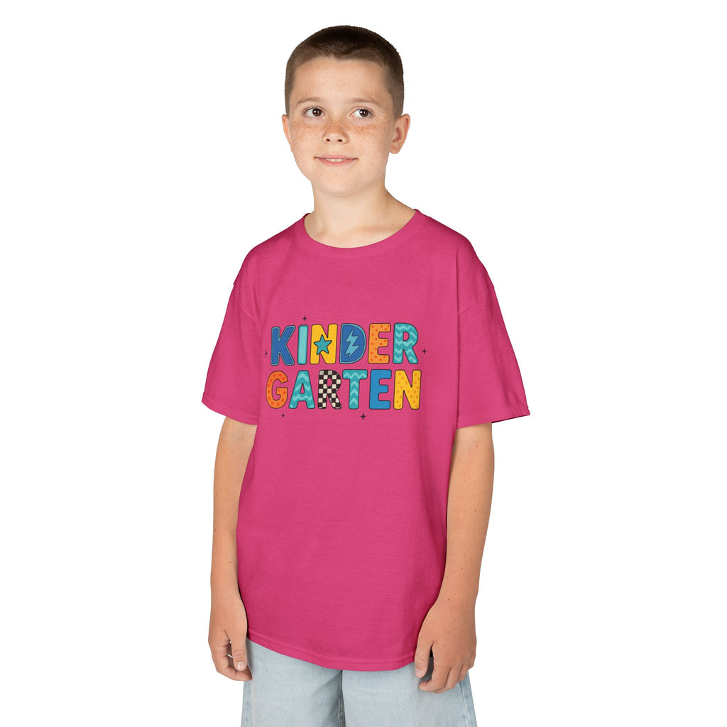 Kindergarten Kids T‑Shirt — Colorful Playful Back-to-School Tee