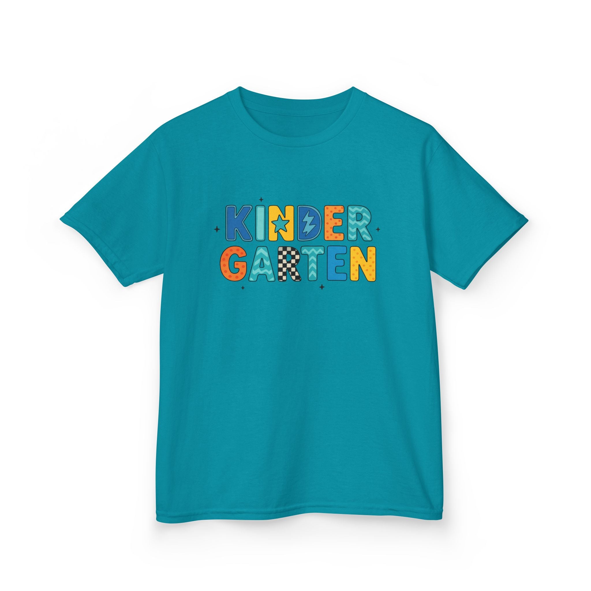 Kindergarten Kids T‑Shirt — Colorful Playful Back-to-School Tee