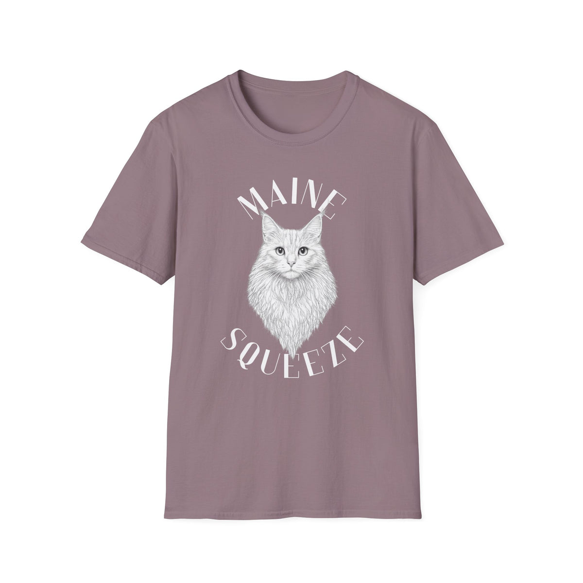 Maine Coon Cat T-Shirt — 'Maine Squeeze' Graphic Tee