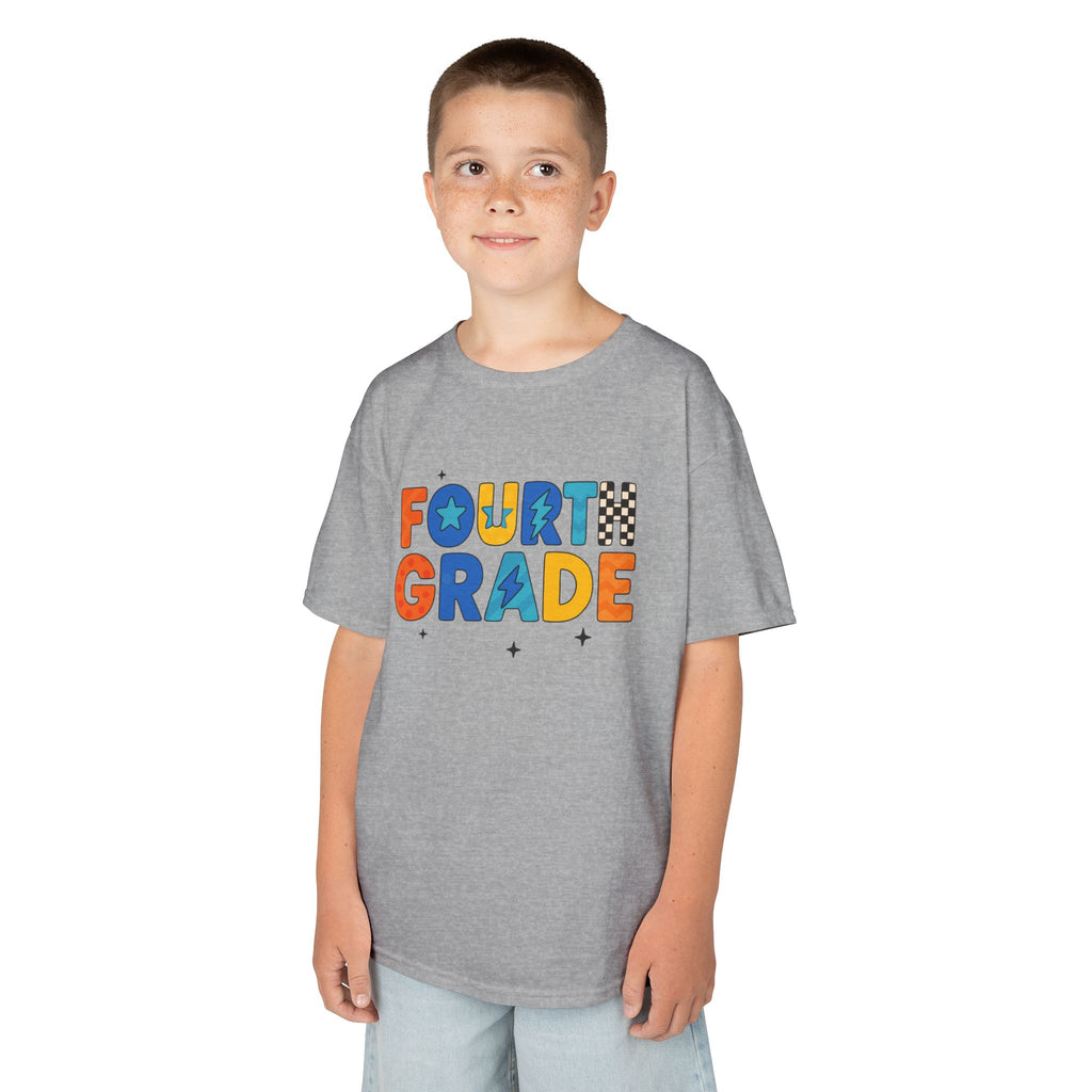 Fourth Grade Kids T-Shirt — Colorful Back-to-School Tee