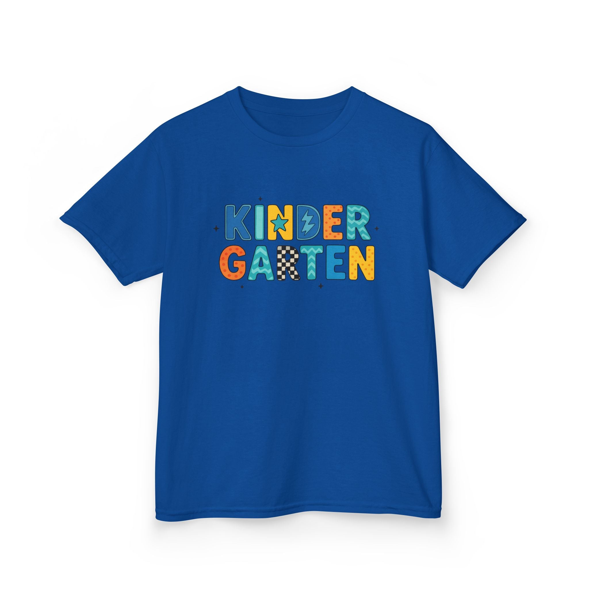 Kindergarten Kids T‑Shirt — Colorful Playful Back-to-School Tee