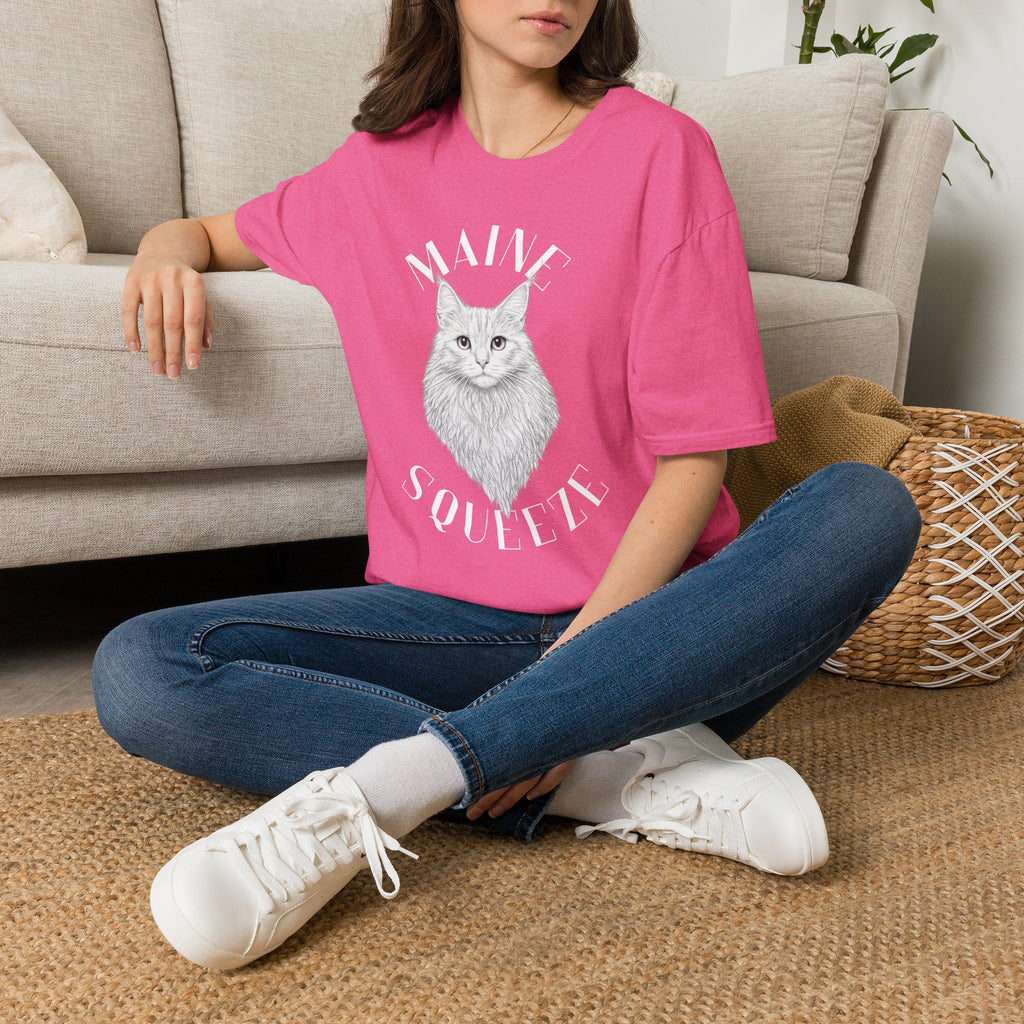 Maine Coon Cat T-Shirt — 'Maine Soulful' Graphic Tee for Cat Lovers