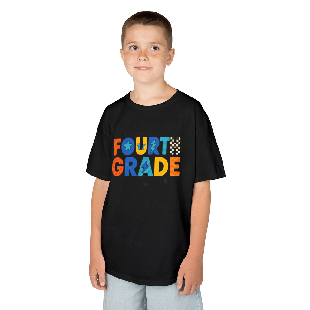 Fourth Grade Kids T-Shirt — Colorful Back-to-School Tee