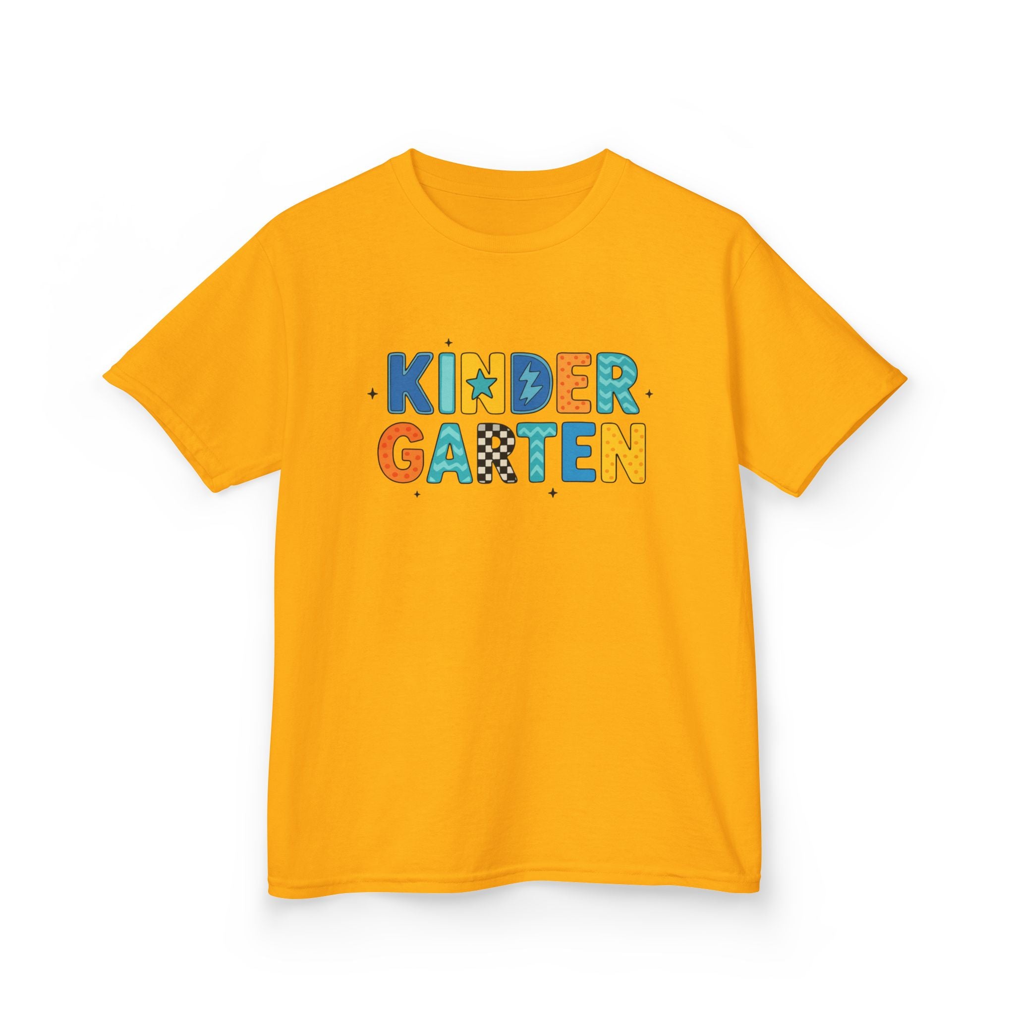 Kindergarten Kids T‑Shirt — Colorful Playful Back-to-School Tee