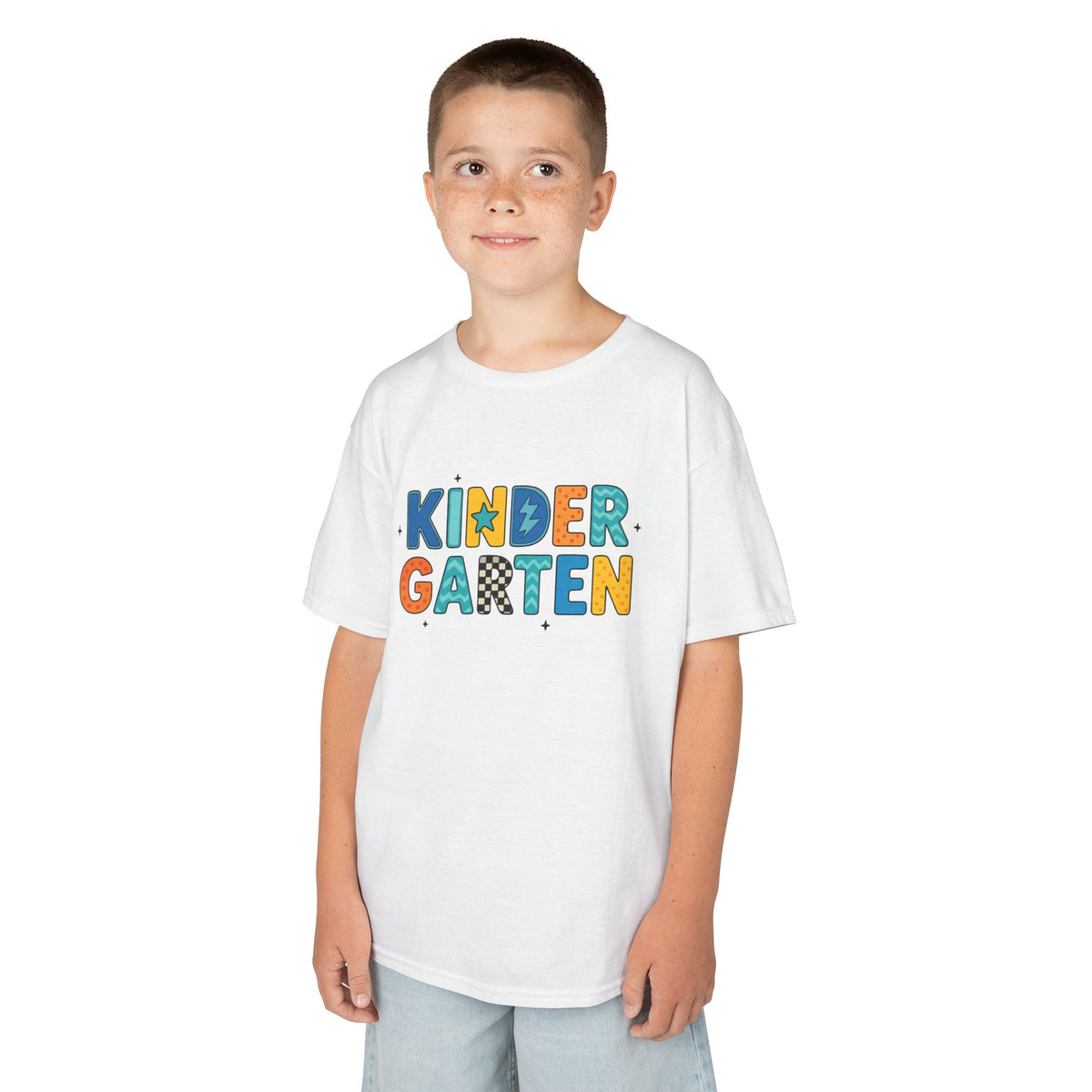 Kindergarten Kids T‑Shirt — Colorful Playful Back-to-School Tee
