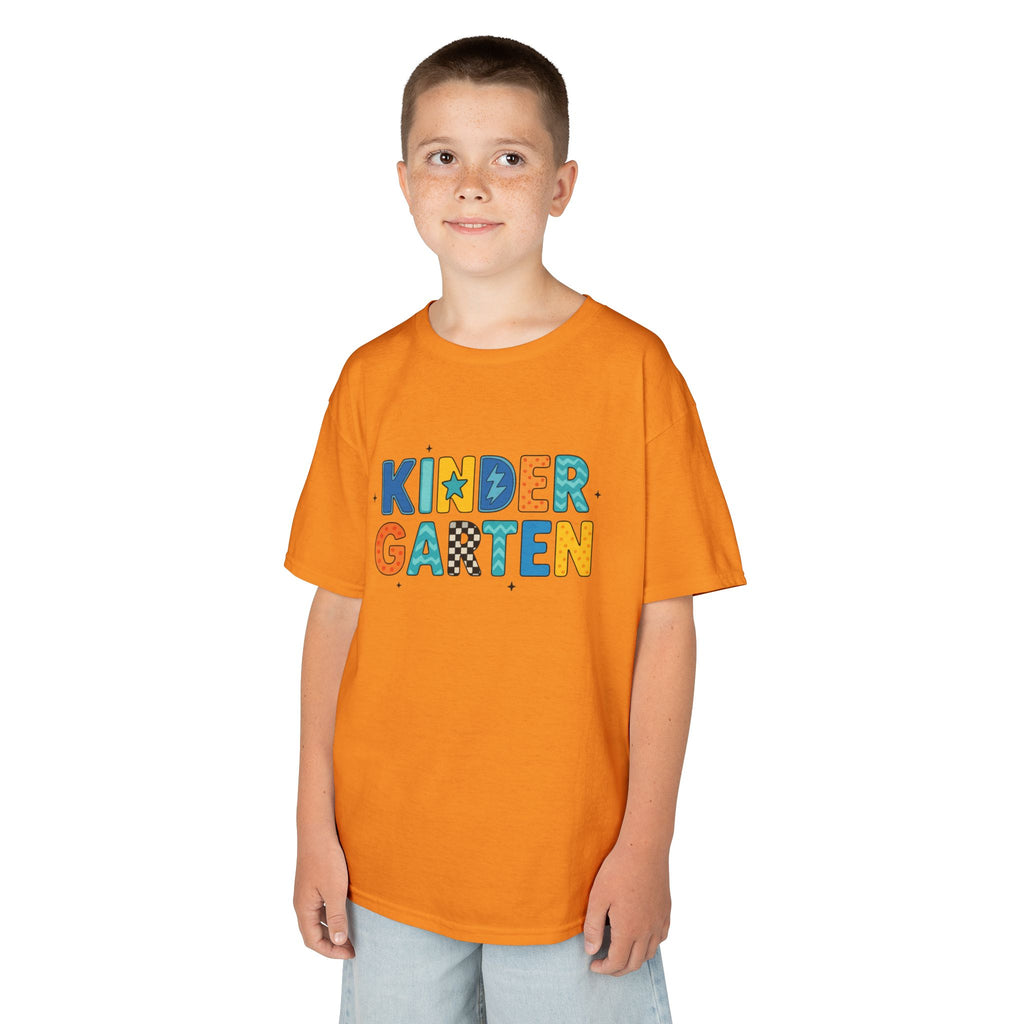 Kindergarten Kids T‑Shirt — Colorful Playful Back-to-School Tee