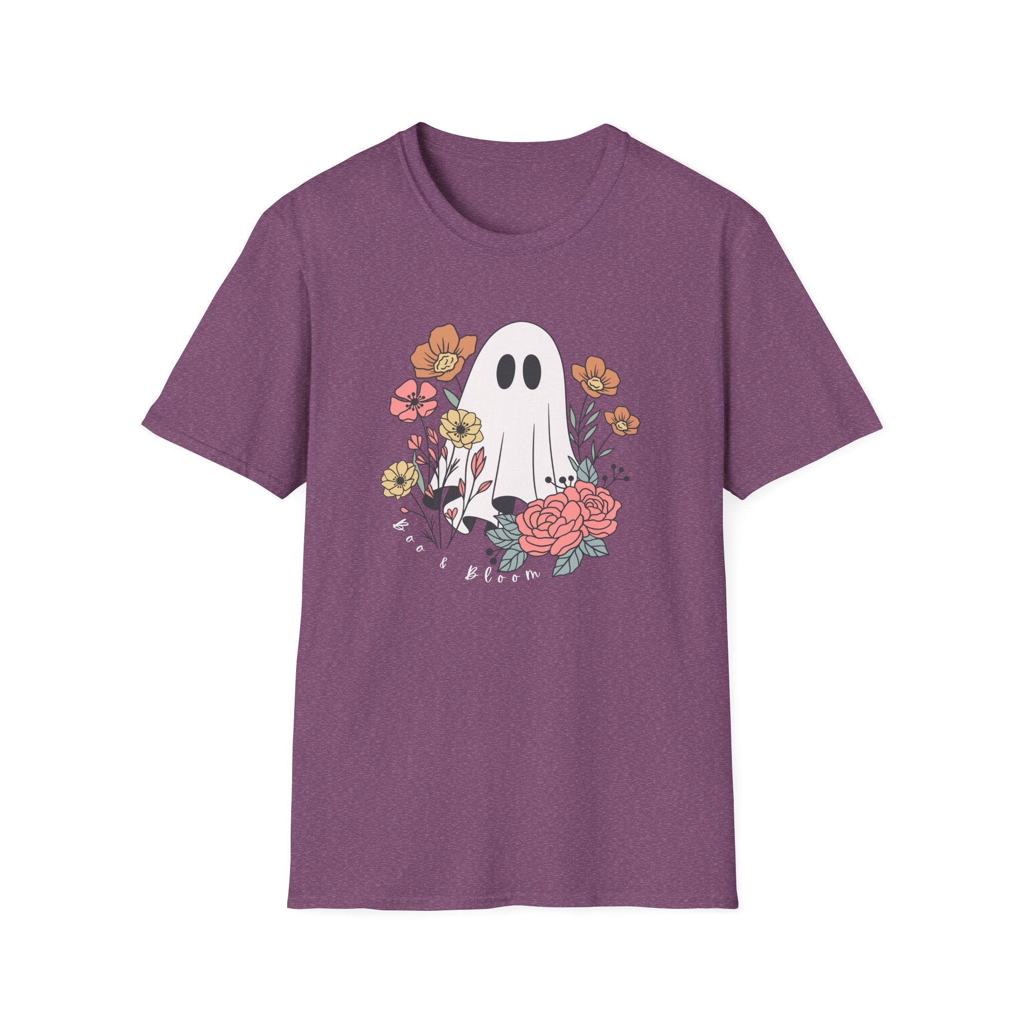 Cute Floral Ghost T-Shirt — Halloween Spooky Cute Tee