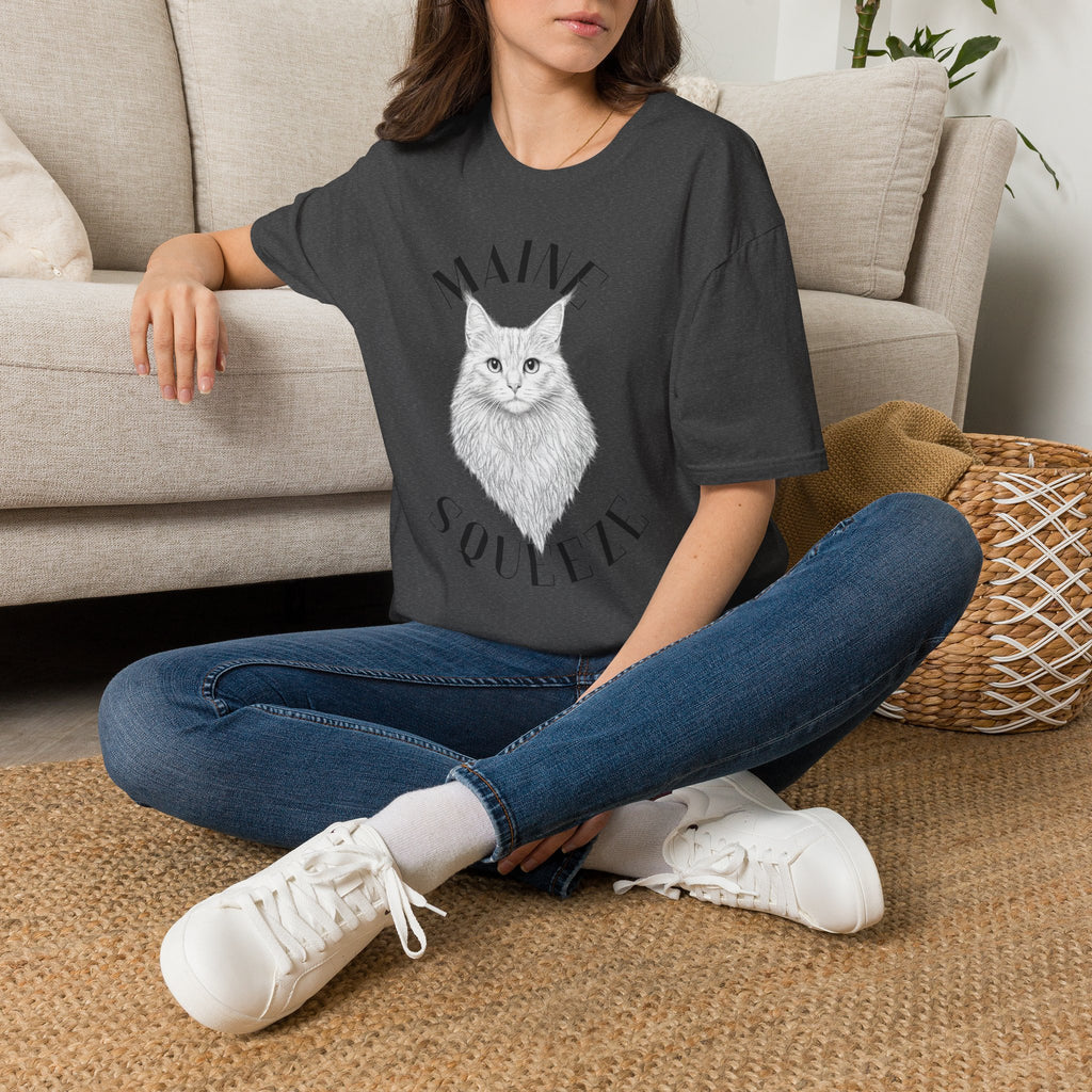 Maine Coon Cat T-Shirt — 'Maine Coon' Graphic Tee for Cat Lovers