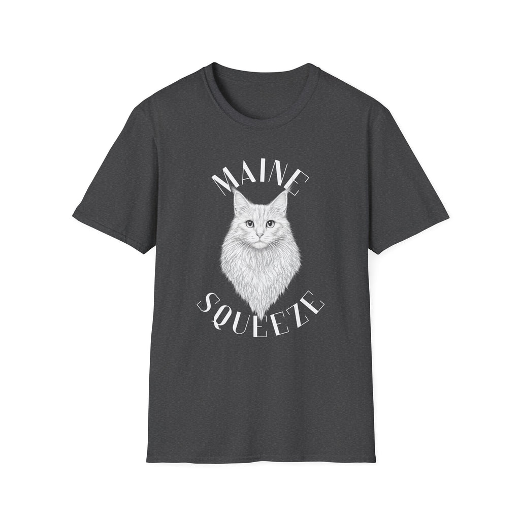 Maine Coon Cat T-Shirt — 'Maine Soulful' Graphic Tee for Cat Lovers