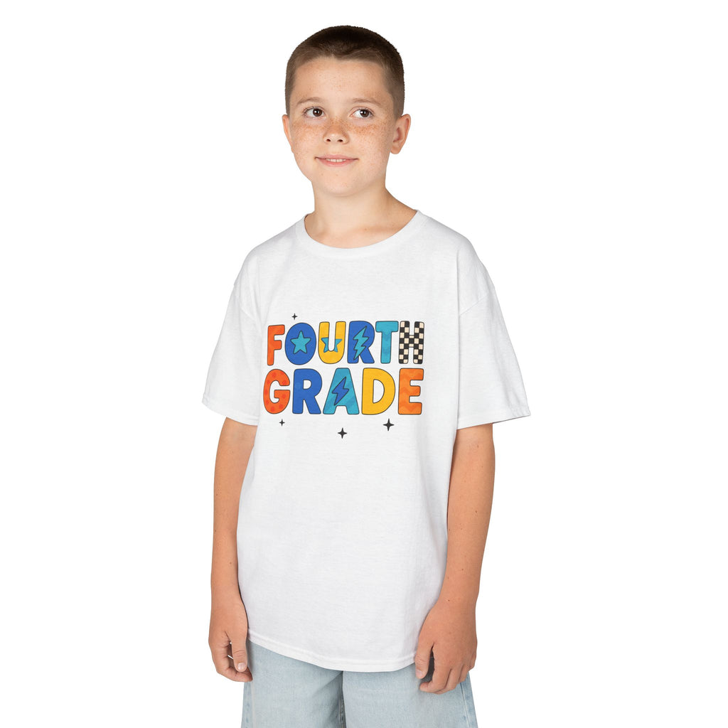 Fourth Grade Kids T-Shirt — Colorful Back-to-School Tee