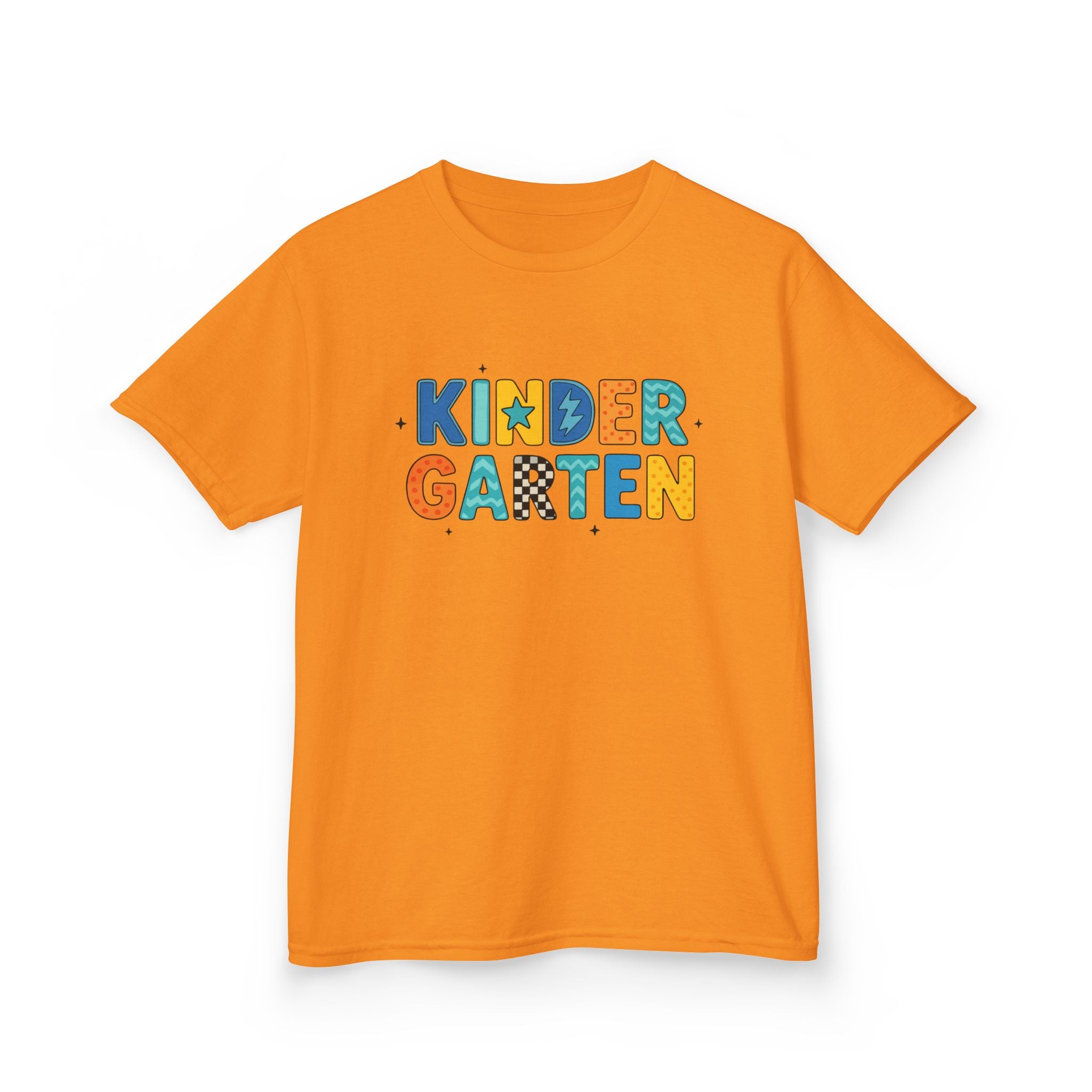 Kindergarten Kids T‑Shirt — Colorful Playful Back-to-School Tee
