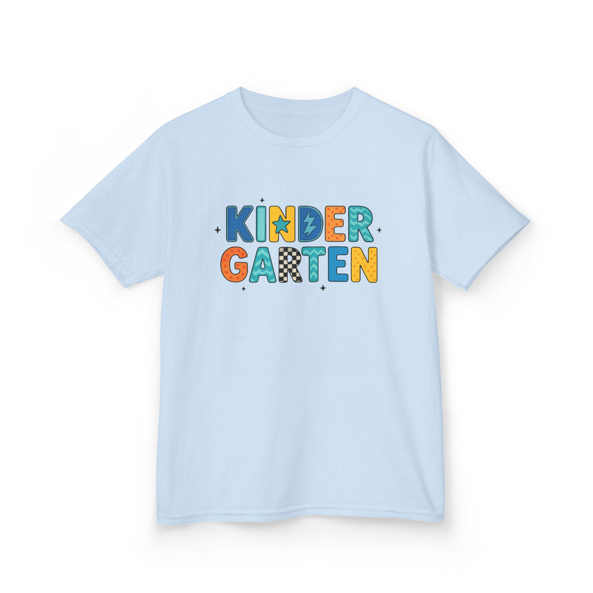 Kindergarten Kids T‑Shirt — Colorful Playful Back-to-School Tee