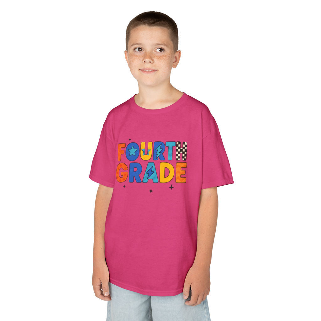 Fourth Grade Kids T-Shirt — Colorful Back-to-School Tee