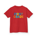 First Grade Kids T-Shirt — Colorful Back-to-School Tee