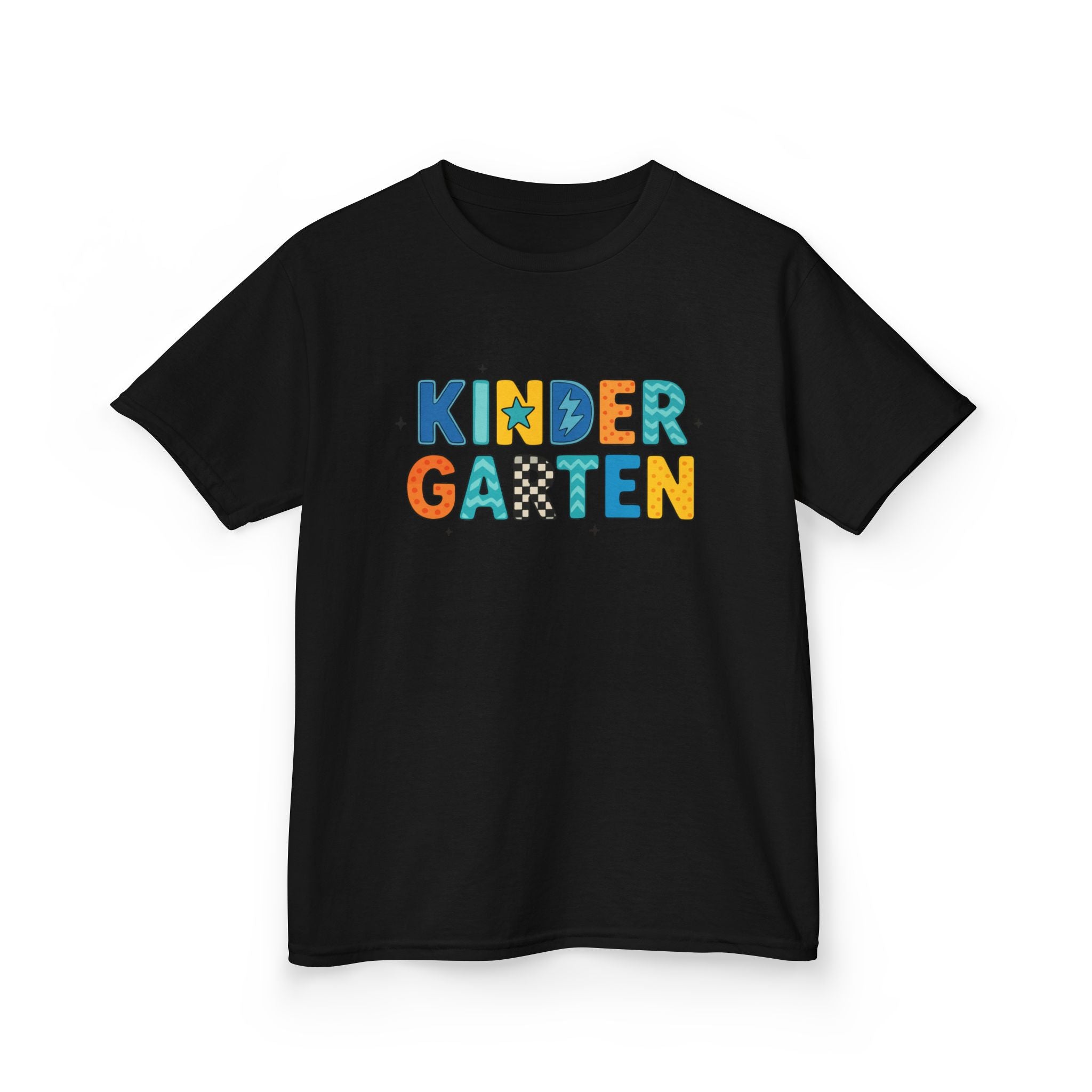 Kindergarten Kids T‑Shirt — Colorful Playful Back-to-School Tee