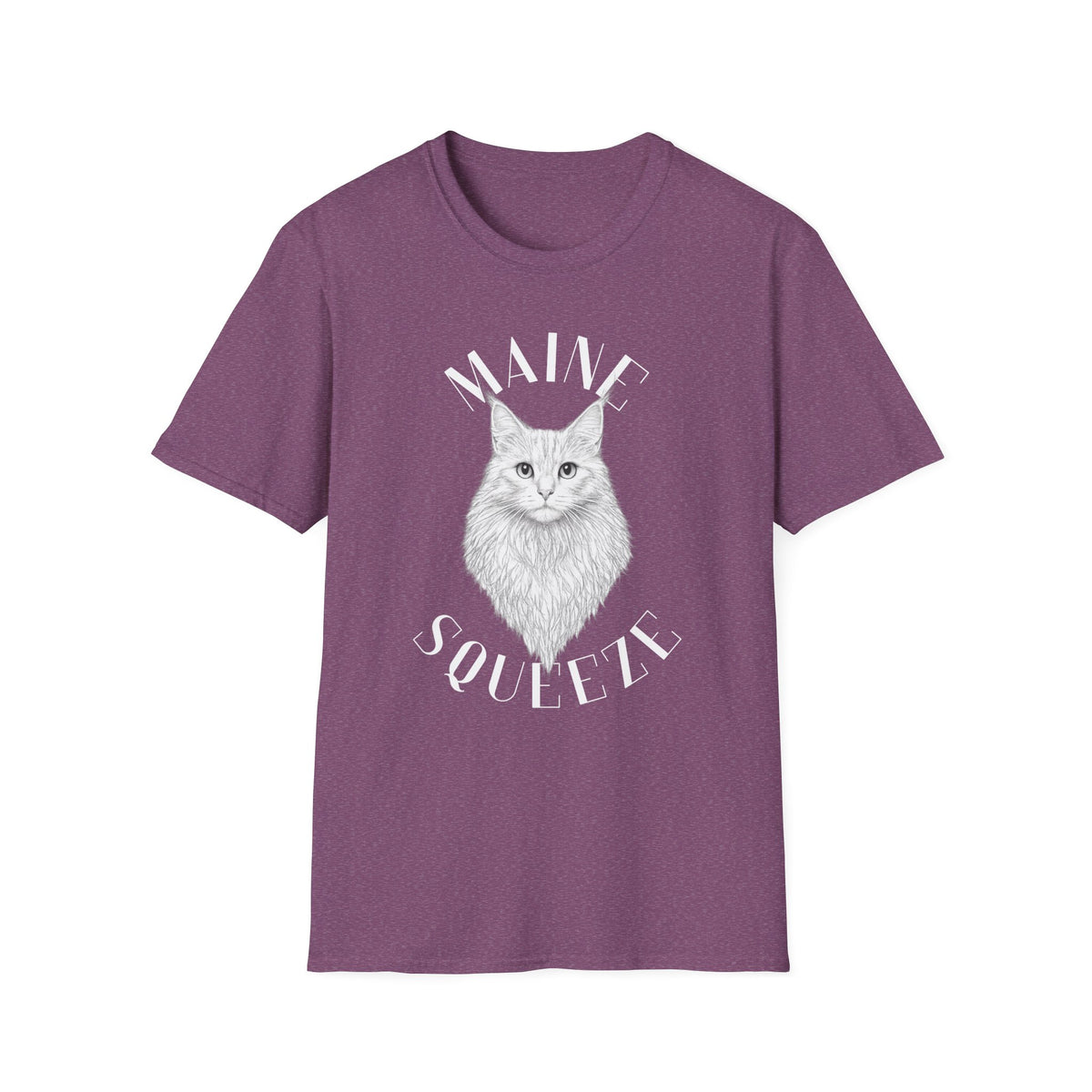 Maine Coon Cat T-Shirt — 'Maine Squeeze' Graphic Tee