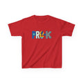Kids 'PRE-K' Graphic Tee — Colorful Playful Letter Art for Boys & Girls