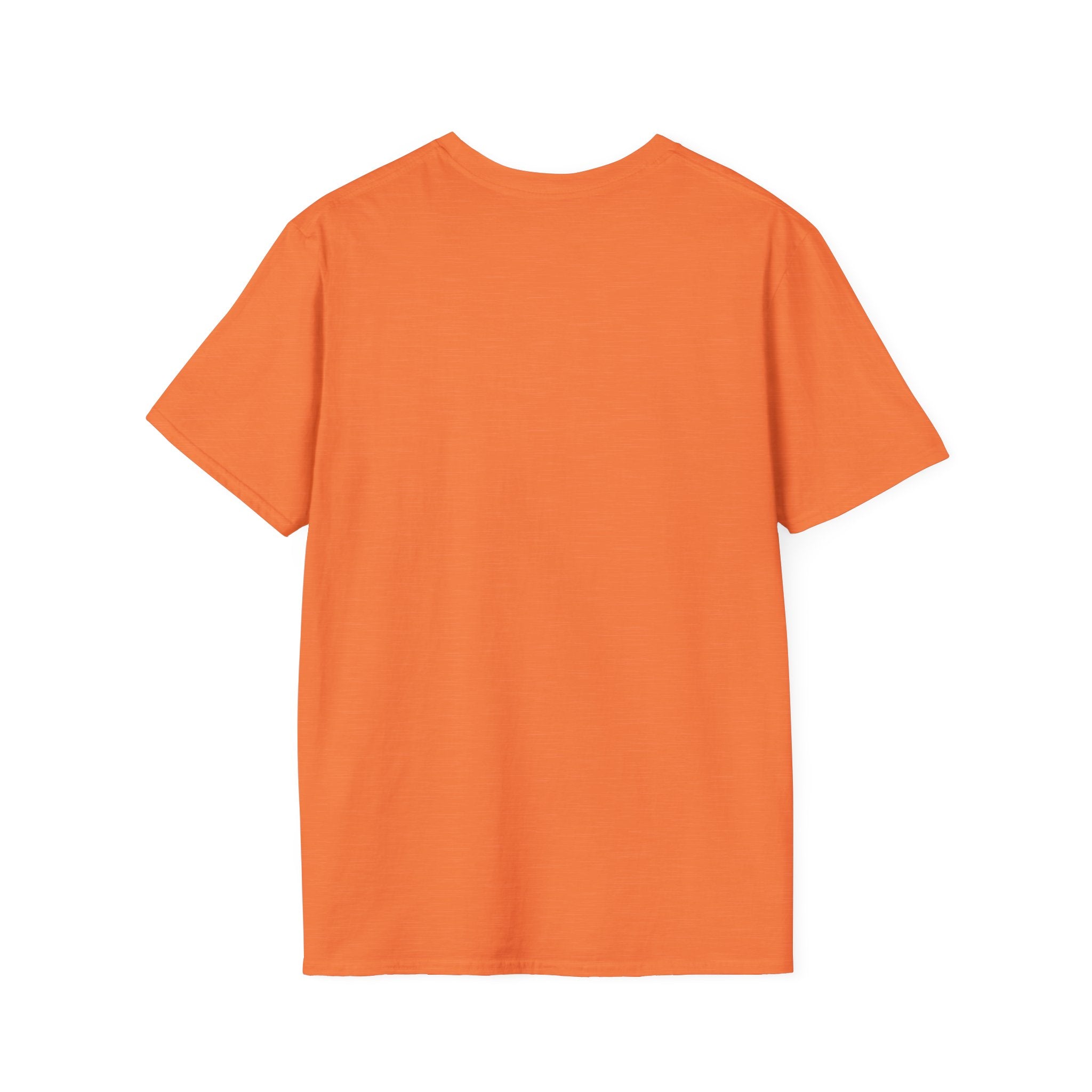Fall Graphic T‑Shirt – Orange "fall" Script with Autumn Word Cloud