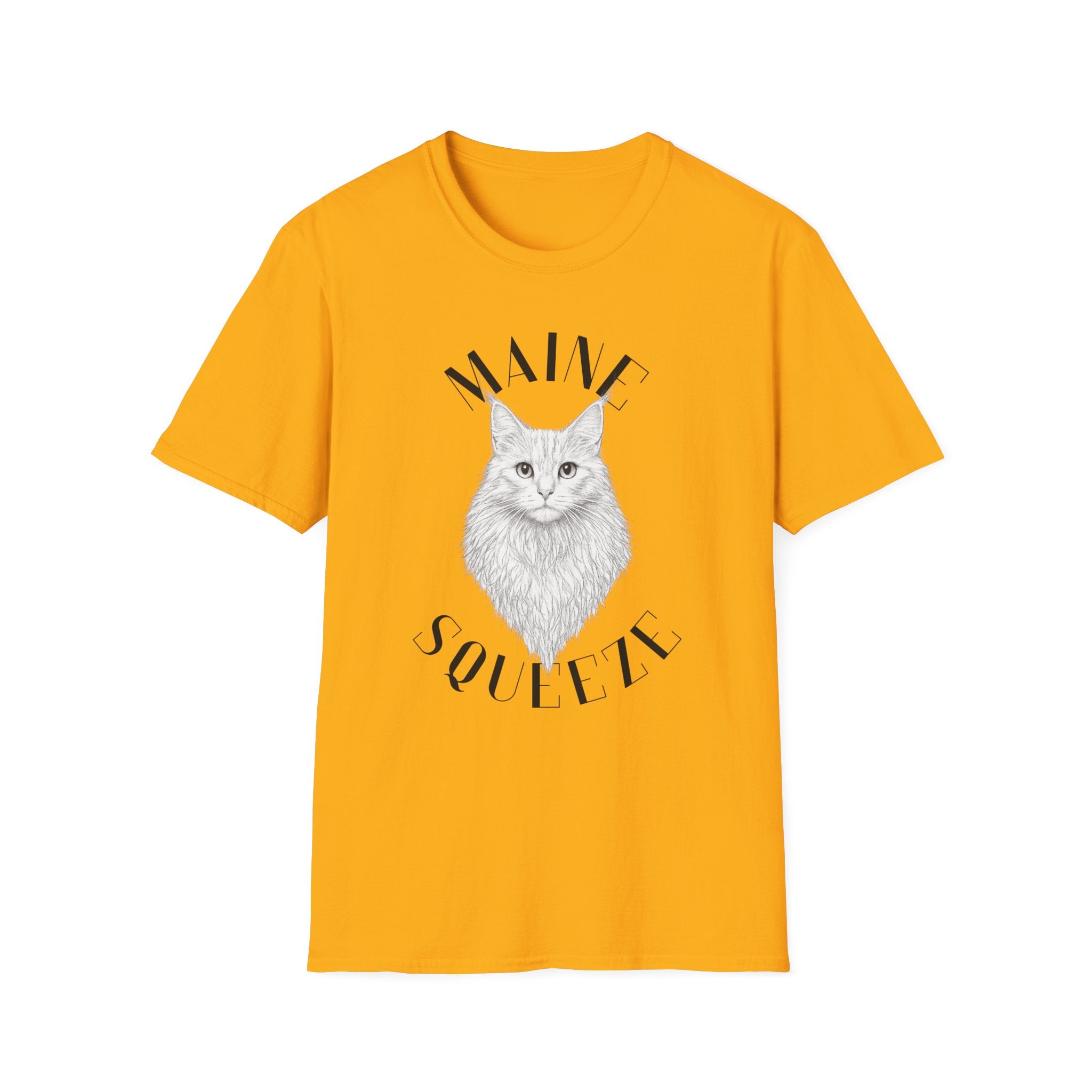 Maine Coon Cat T-Shirt — 'Maine Coon' Graphic Tee for Cat Lovers