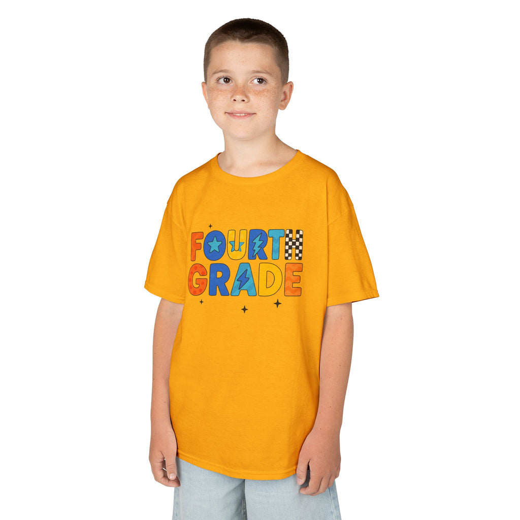 Fourth Grade Kids T-Shirt — Colorful Back-to-School Tee